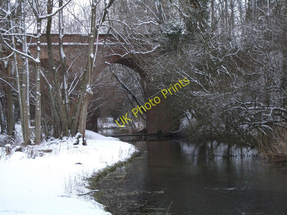 Photo 6"x4" Upper Bullington - Railway Bridge Upper Bullington c2010