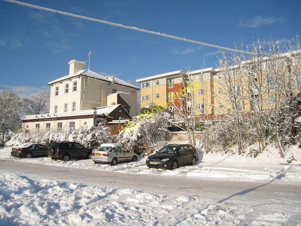 Photo 6"x4" Station car park - Basingstoke in snow Basingstoke c2010