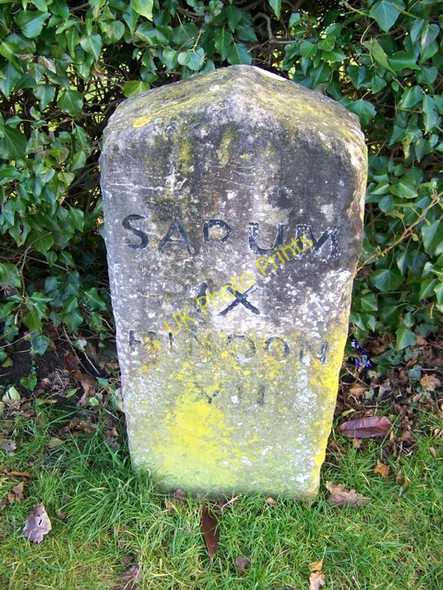 Photo 6"x4" Milestone, Dinton Dinton\/SU0131 c2010