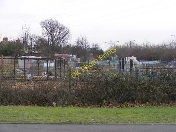 Photo 6"x4" Bentley Mill Way Allotments Darlaston c2010