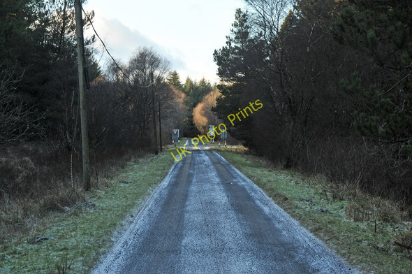 Photo 6"x4" Road junction near the Moine Mhor Barsloisnoch c2010