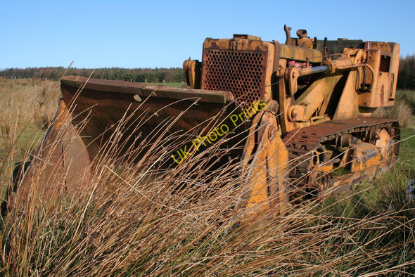 Photo 6"x4" Abandoned Digger Braythorn c2010