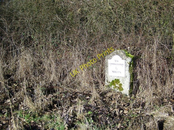 Photo 6"x4" Milestone, Akeman Street Ready Token c2010