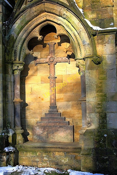 Photo 6"x4" Memorial Stone Easby\/NZ5708 c2010
