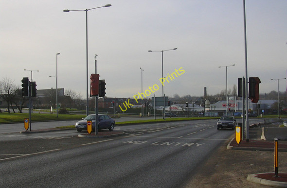 Photo 6"x4" Road Junction, Peel Way Bury\/SD8010 c2010