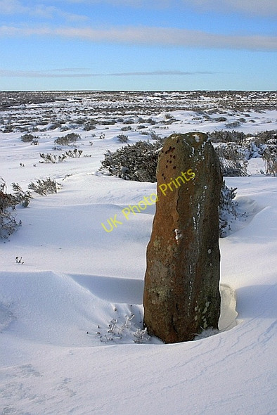 Photo 6"x4" Standing Stone, Cockayne Ridge Urra c2010