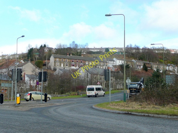 Photo 6"x4" Main road junction at Crumlin Crumlin\/ST2198 c2010