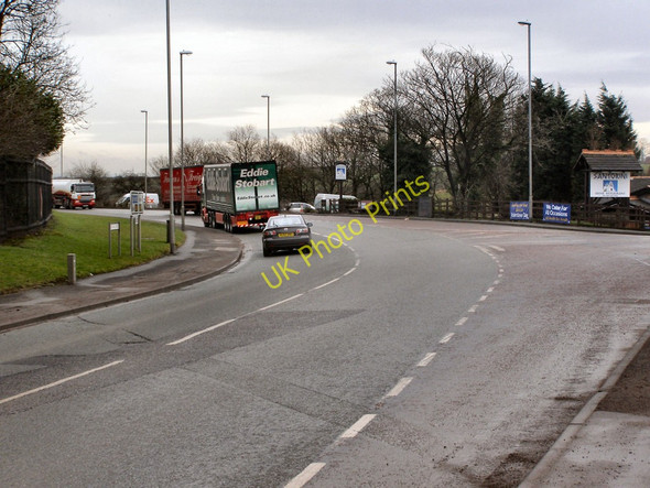 Photo 6"x4" Three Lane Ends Heywood\/SD8510 c2010