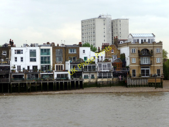Photo 6"x4" Thames Shoreline, Limehouse, London Poplar\/TQ3780 c2009