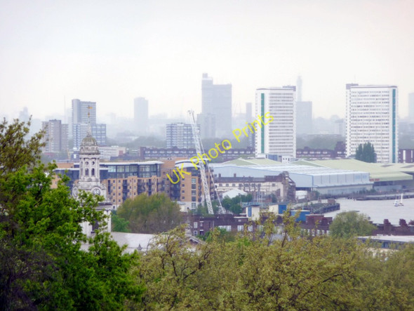 Photo 6"x4" Greenwich Panorama Greenwich\/TQ3977 c2009