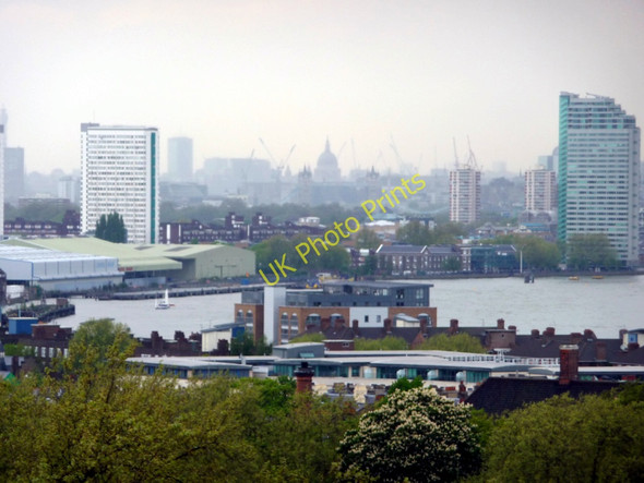 Photo 6"x4" Greenwich Panorama Greenwich\/TQ3977 c2009