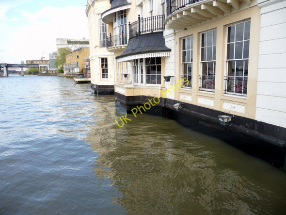 Photo 6"x4" High Tide at Greenwich Greenwich\/TQ3977 c2009