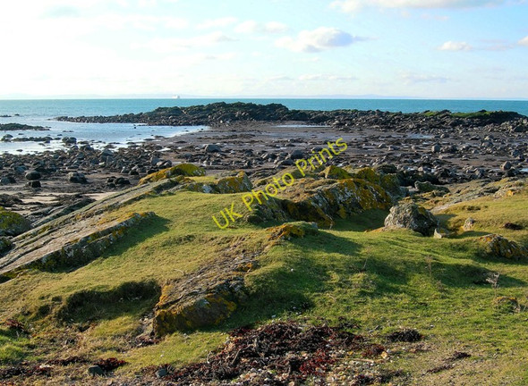 Photo 6"x4" Genoch Rocks at Low Tide Port Gavillan c2010