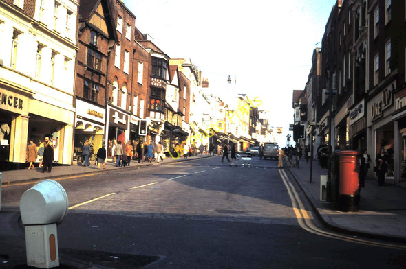 Photo 6"x4" High Street, Guildford (1975) Guildford c1975
