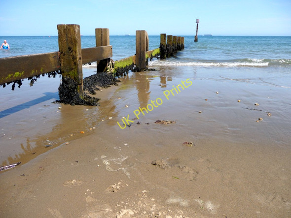 Photo 6"x4" Shanklin Beach, Isle of Wight Shanklin c2009