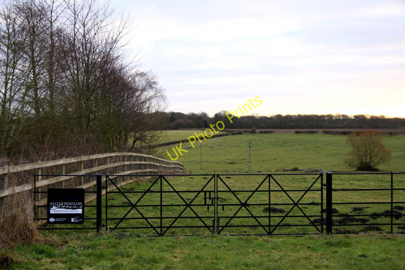 Photo 6"x4" Gates to the footpath at Stanton St John Stanton St John c2010
