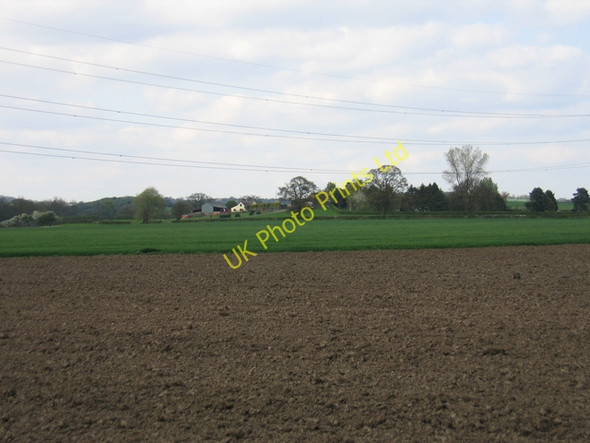 Photo 6"x4" View towards Morton Common Farm Spernall c2006