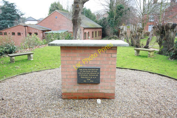 Photo 6"x4" Sacred Heart Church, North Walsham - Altar in Memorial Garden North Walsham c2010