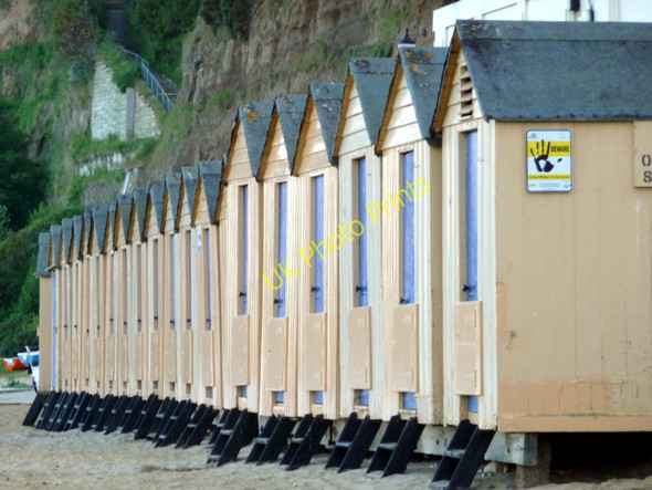 Photo 6"x4" Beach Huts, Shanklin, Isle of Wight Shanklin c2009 P1
