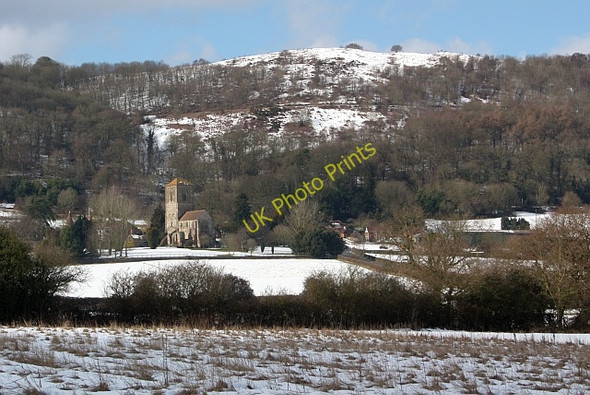 Photo 6"x4" Little Malvern in the February snow Upper Welland c2010