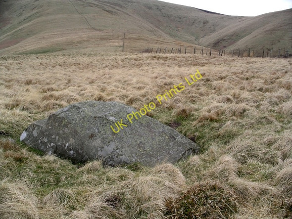 Photo 6"x4" Exposed bedrock, summit, Seathope Rig Seathorpe Rig c2006