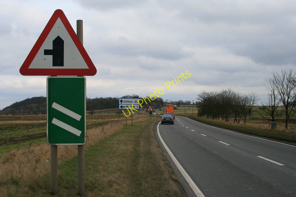 Photo 6"x4" Various signs for Barton Barton in Fabis c2010