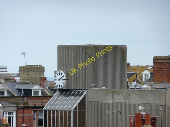 Photo 6"x4" Hove Town Hall and Public Clock Hove c2009