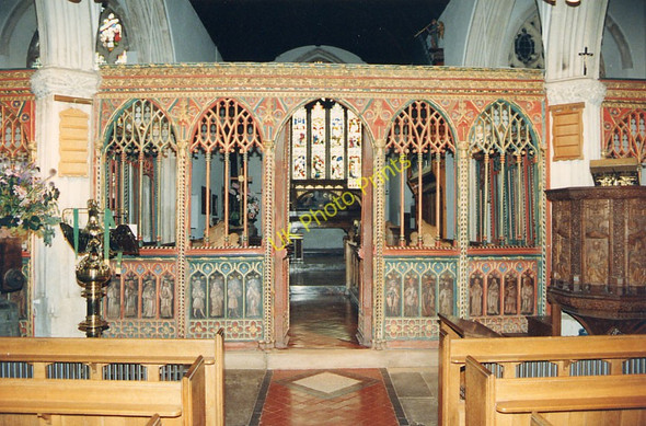 Photo 6"x4" St Mary, Wolborough, Devon - Screen Newton Abbot c1982