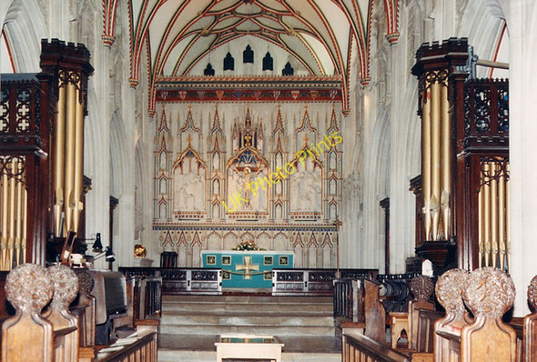 Photo 6"x4" St Mary, Ottery St Mary, Devon - Chancel Ottery St Mary c1993