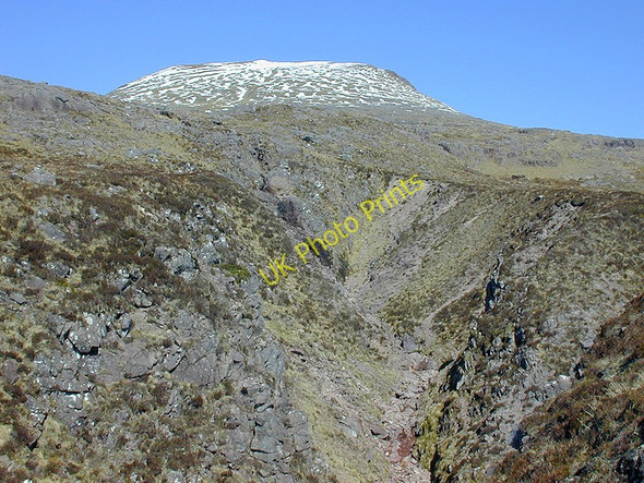 Photo 6"x4" Ravine off the Allt na Creige Glaise Creag Ghlas Mh\u00f2r c2002