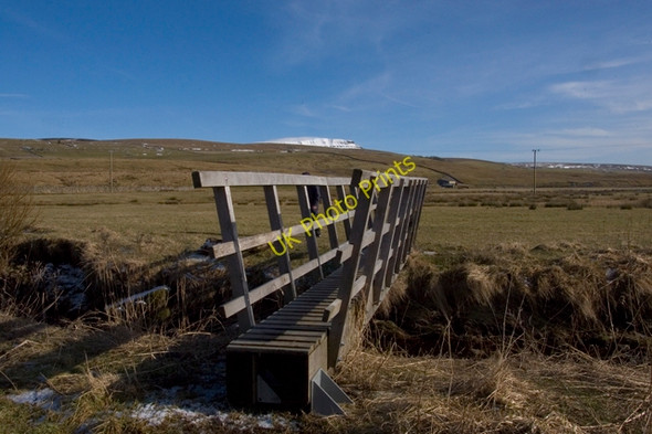 Photo 6"x4" Footbridge over Coppy Gill Selside\/SD7875 c2010