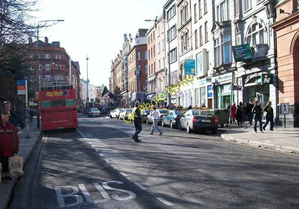 Photo 6"x4" View south into Grafton Street from outside Provost's House Dublin\/O1534 c2010