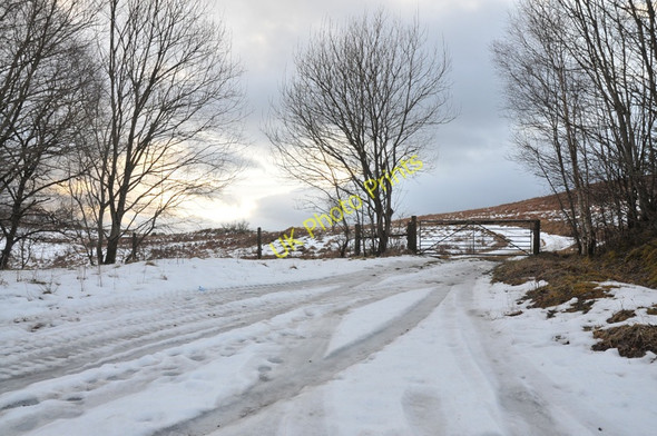 Photo 6"x4" Gate to a farm track near Glen Gloy Clunes c2010