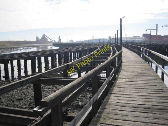 Photo 6"x4" North Blyth, Base of North Side Staithes Blyth\/NZ3081 c2010