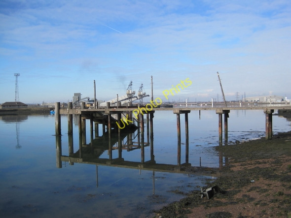 Photo 6"x4" Jetty and the River Blyth Blyth\/NZ3081 c2010