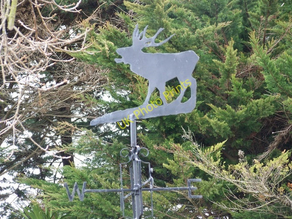 Photo 6"x4" Weather vane, Bosham Hoe Bosham Hoe c2010
