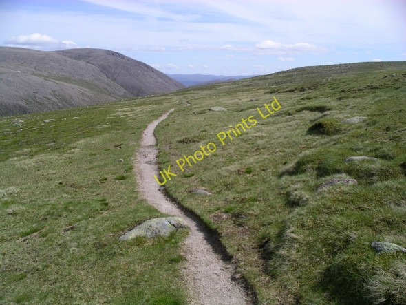 Photo 6"x4" Path from the Lairig Ghru to Braeriach Sr\u00f2n na Lairige c2005