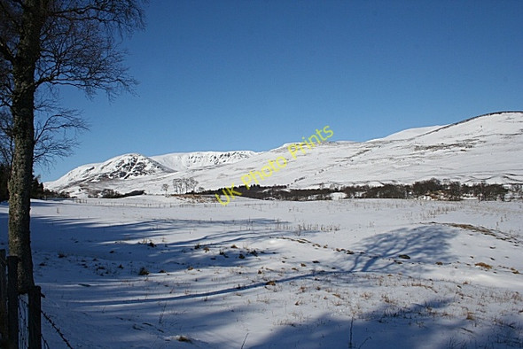 Photo 6"x4" Glen Clova from near Newbigging Wester Eggie c2010