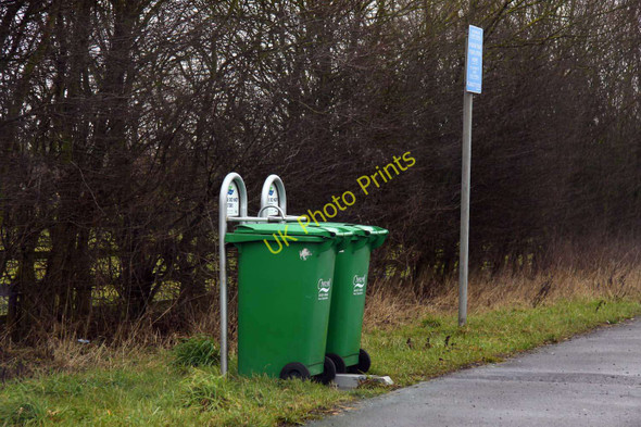 Photo 6"x4" Litter bins by the lay-by on the A34 Kidlington c2010