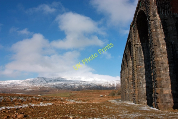 Photo 6"x4" Alongside Ribblehead Viaduct Ribble Head\/SD7779 c2010