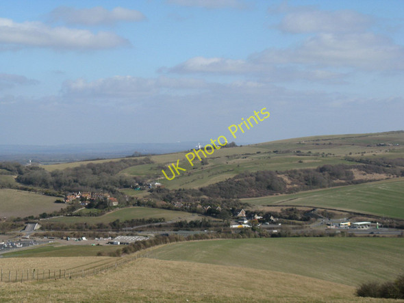 Photo 6"x4" View to Pyecombe Pyecombe c2010