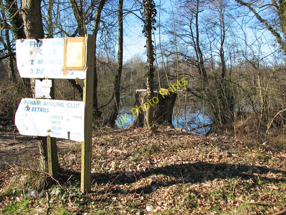 Photo 6"x4" Fishing lake north of the A47 road Narborough\/TF7412 c2010