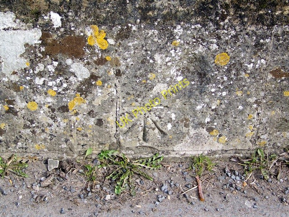 Photo 6"x4" Bench  Mark, Tisbury Tisbury c2010