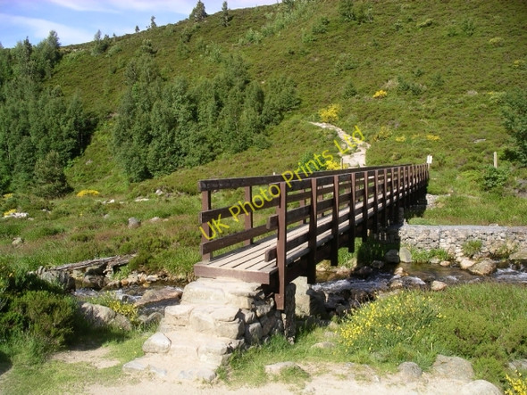 Photo 6"x4" Bridge over Allt Creag an Leth-choin Allt na Ciste c2005