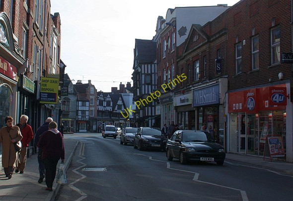 Photo 6"x4" Tewkesbury High Street Tewkesbury c2010