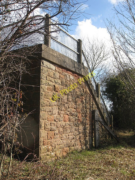 Photo 6"x4" Footbridge over the M50 Shutton c2010