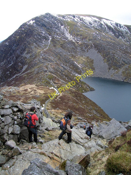Photo 6"x4" Descending from Rhinog Fach Llyn Hywel c2010