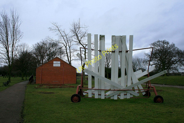 Photo 6"x4" Sight screen approaches the end Long Eaton c2010