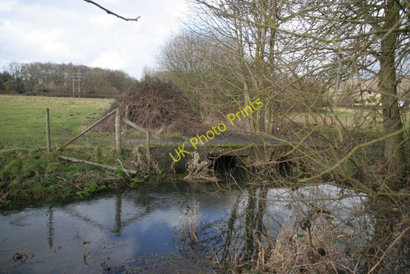 Photo 6"x4" Bridge across the brook Sulham c2010