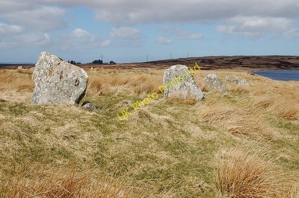 Photo 6"x4" Stemster standing stones Lochend\/ND1841 c2006